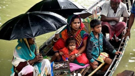 India’s monsoon floods kill dozens, displace thousands