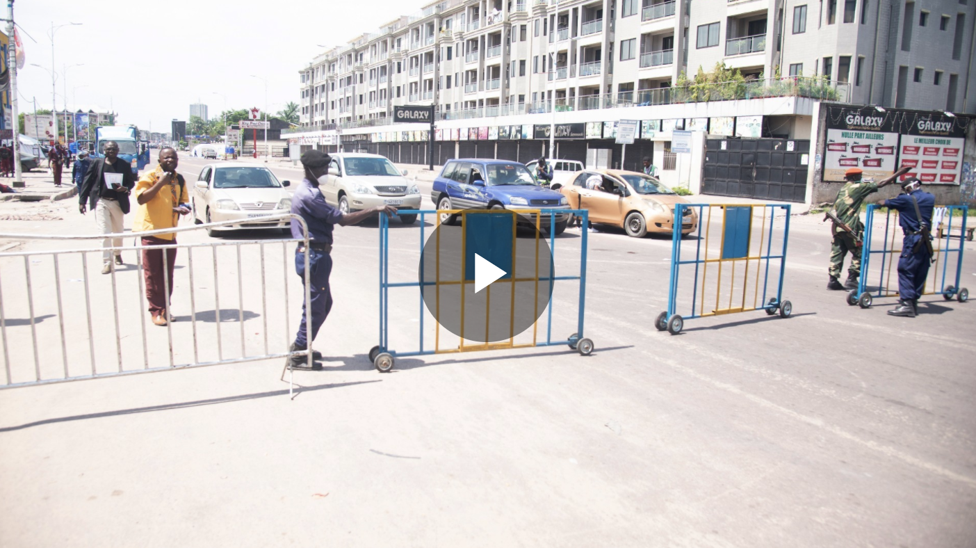 DR Congo lockdown: Kinshasa’s main commercial centre closes